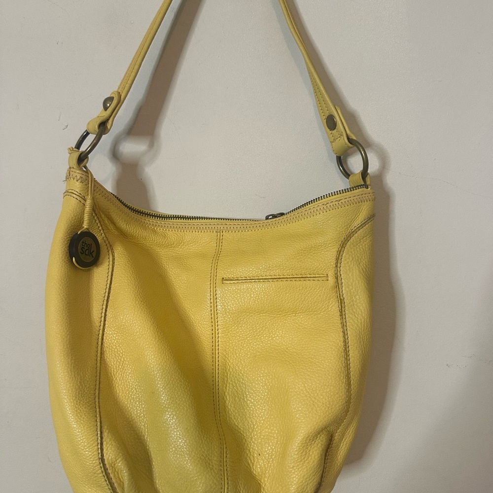 The Sak leather yellow Shoulder Bag